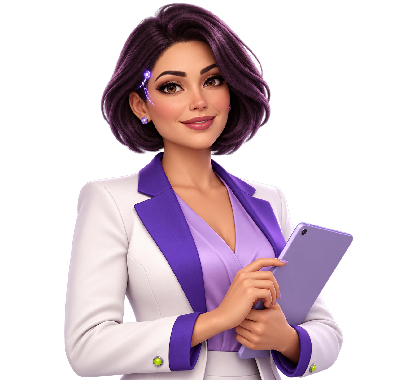 Ilustração da Assistente Digital
